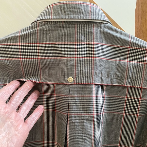 TOMMY HILFIGER Men’s Glen Plaid Shirt, Size Large - Picture 12 of 17
